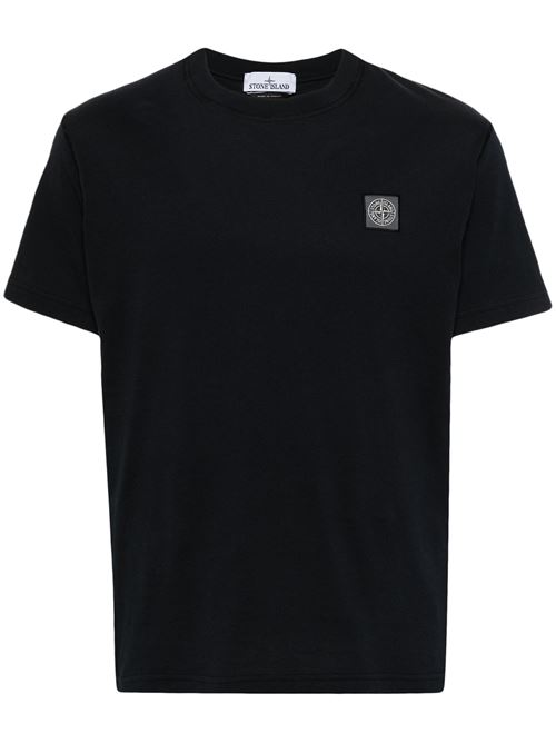 T-shirt con applicazione logo STONE ISLAND | 152100237S0057V0020